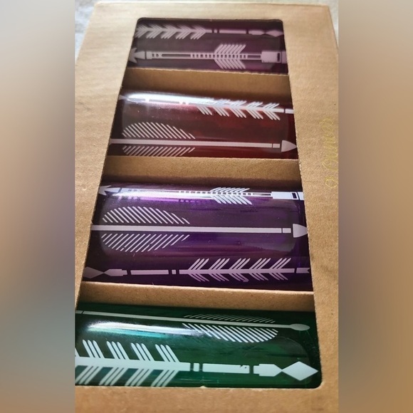NWT TMD Holdings Tall Shooters Set of 4 Glass Arrows Quivers 2 oz; Francesca’s - Picture 5 of 5